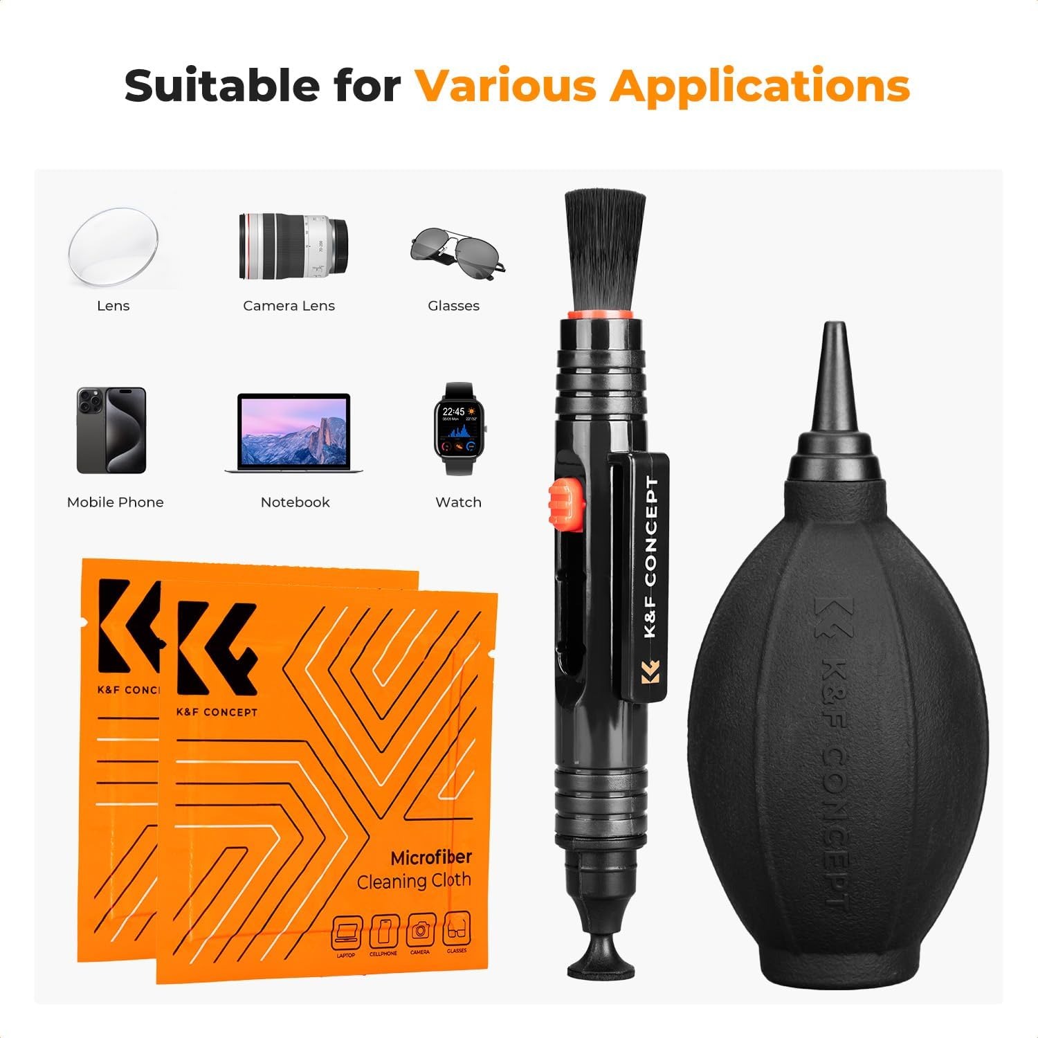 K&F Concept 4-in-1 Camera Lens Cleaning Kit: image 6