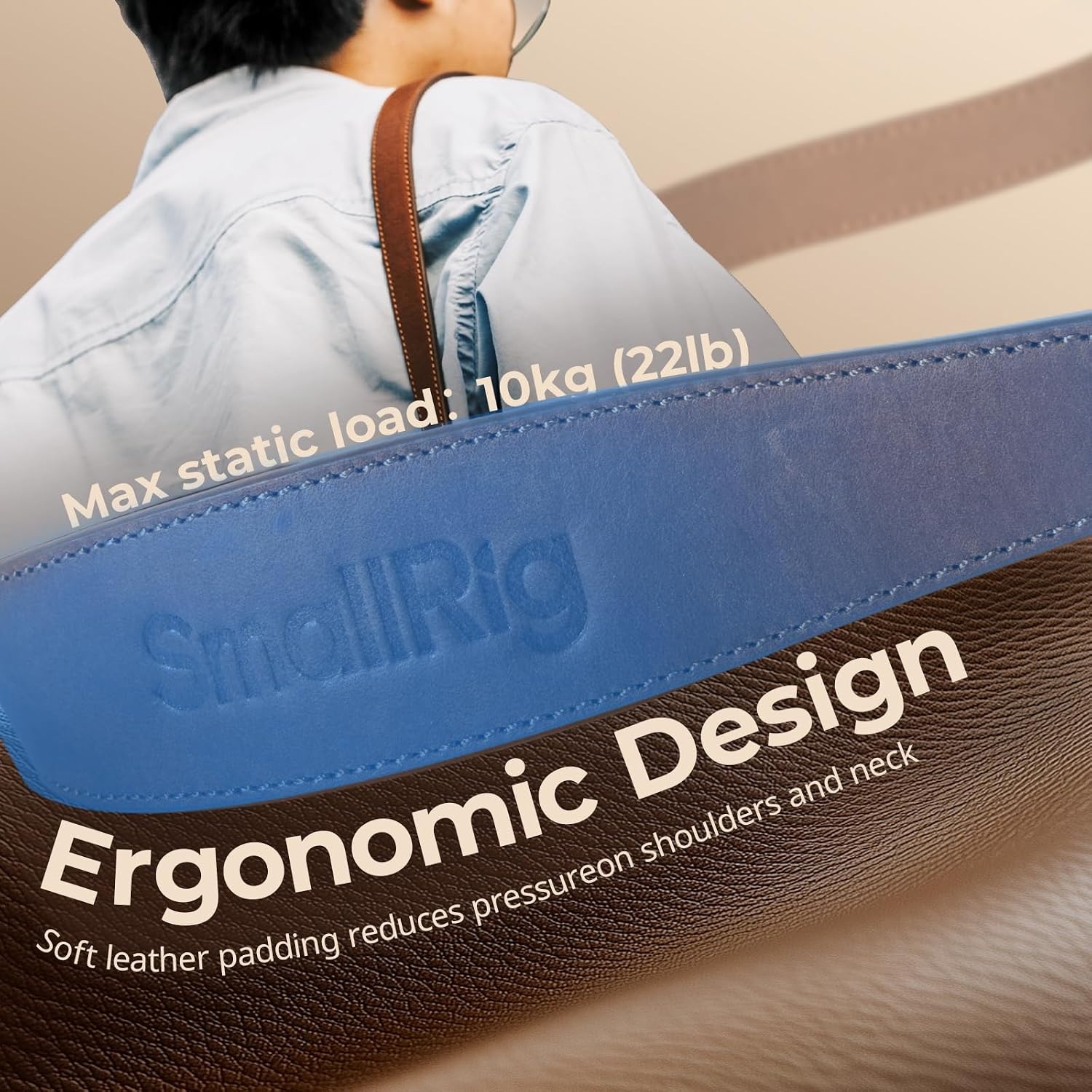 Leather Camera Shoulder Strap: image 4