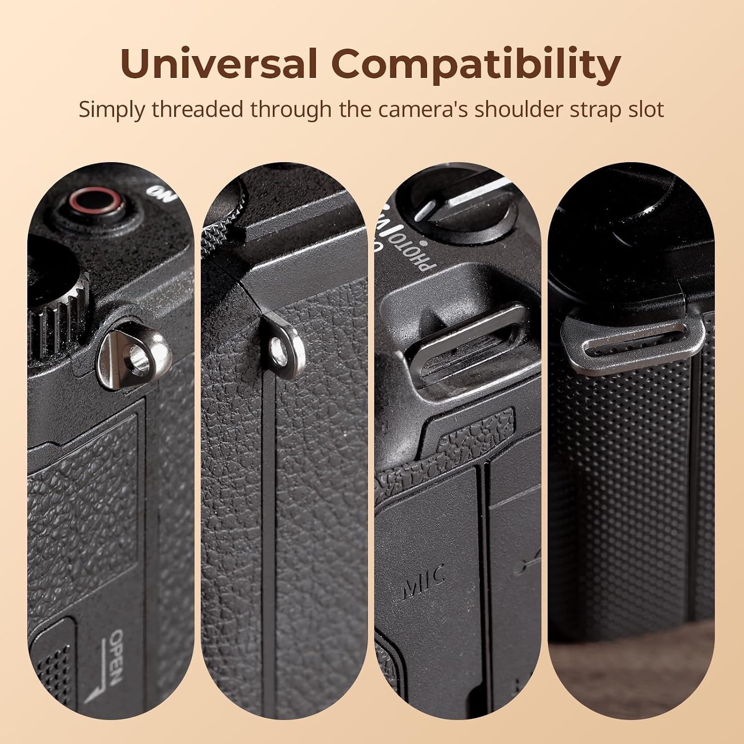 Leather Camera Shoulder Strap: image 7