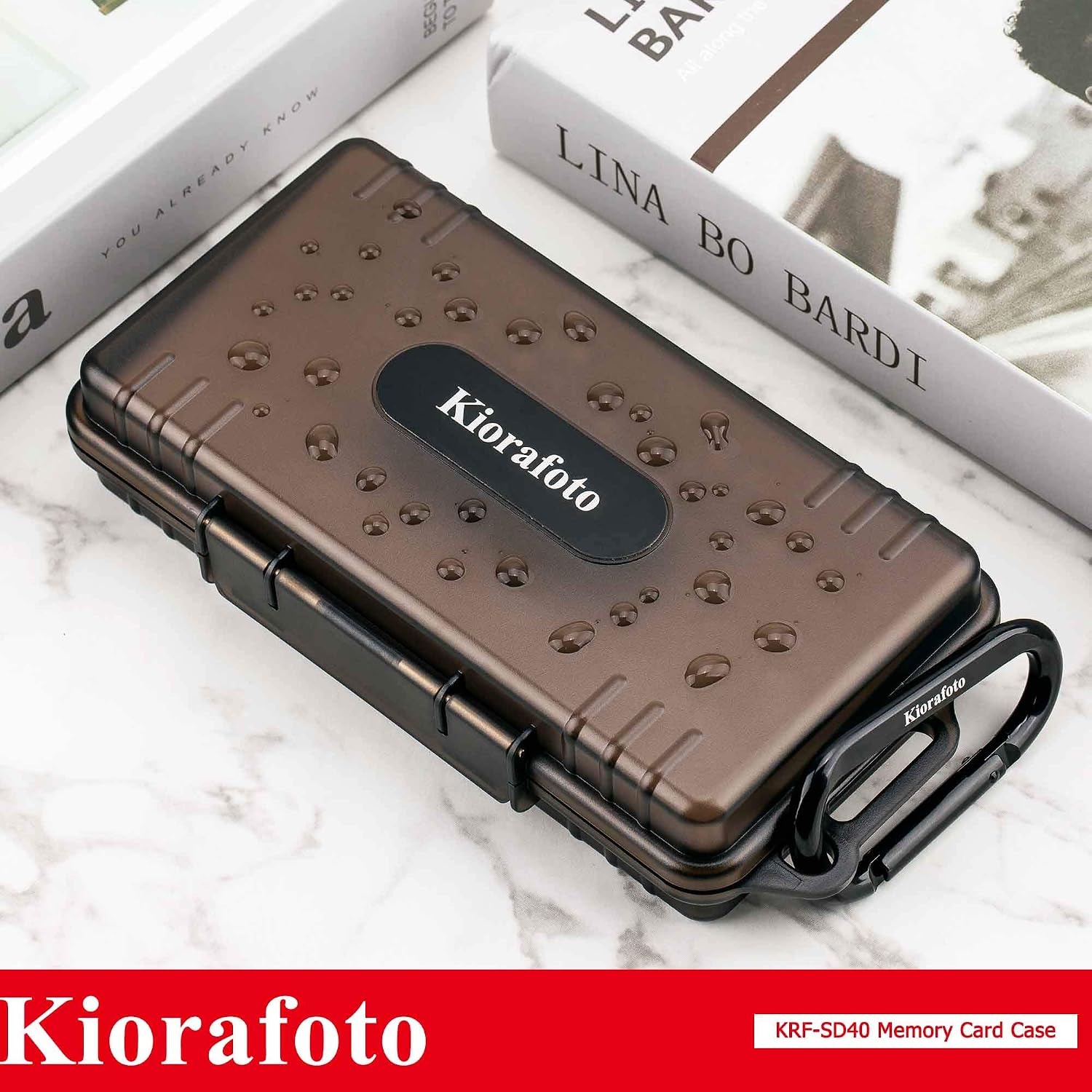 40-Slot SD Card Case with Carabiner: image 6