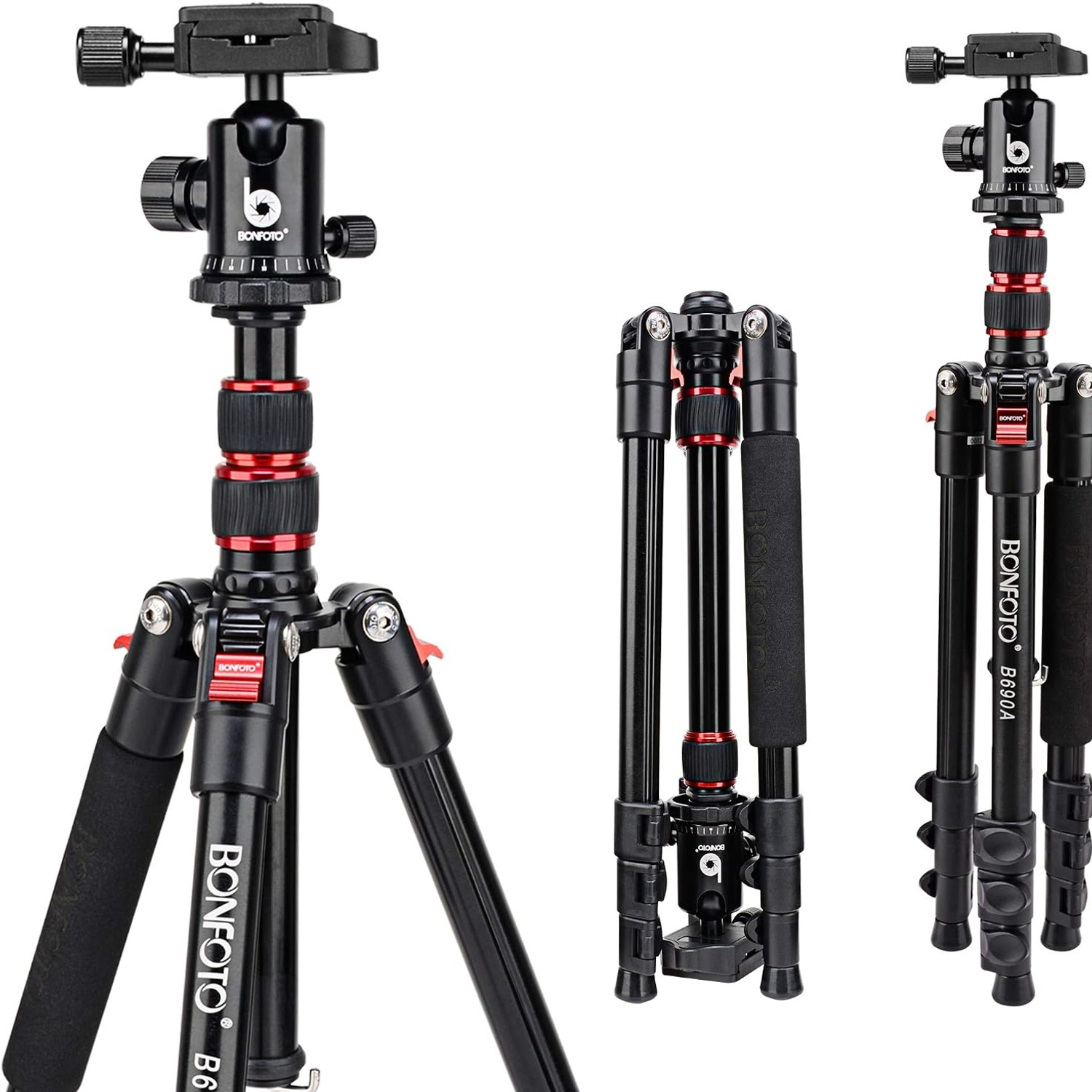 BONFOTO B690A Travel Camera Tripod: image 1