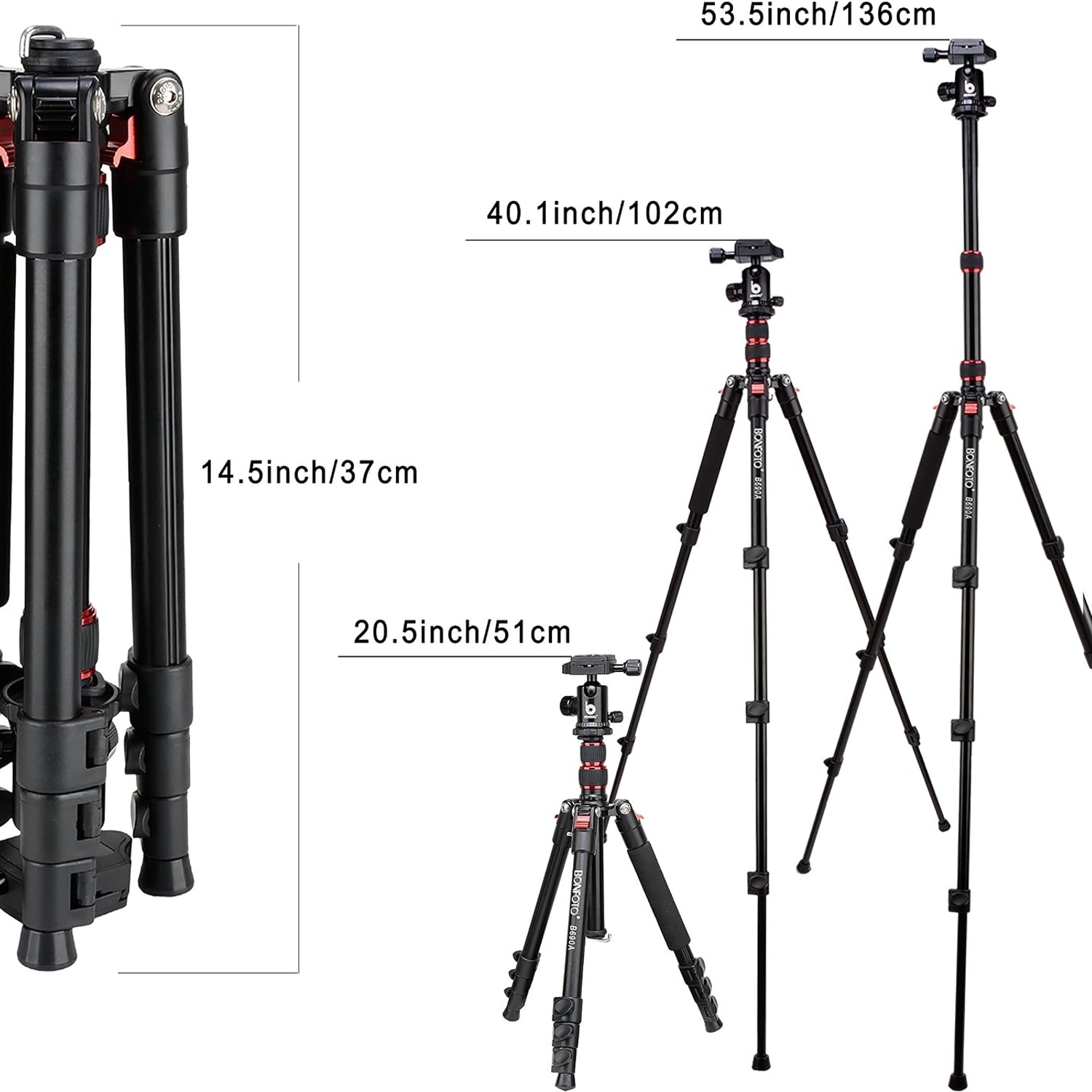 BONFOTO B690A Travel Camera Tripod: image 7