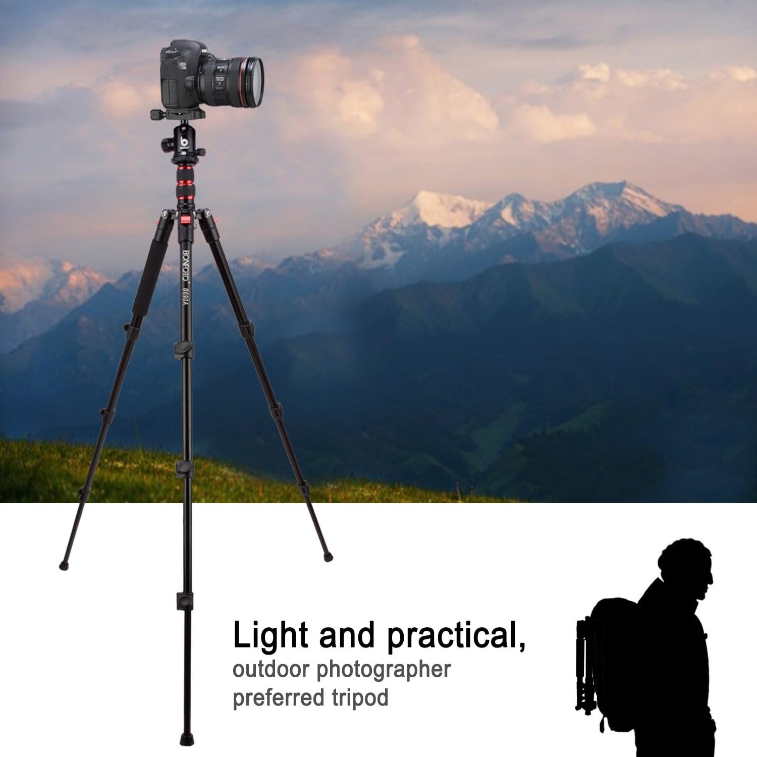 BONFOTO B690A Travel Camera Tripod: image 8