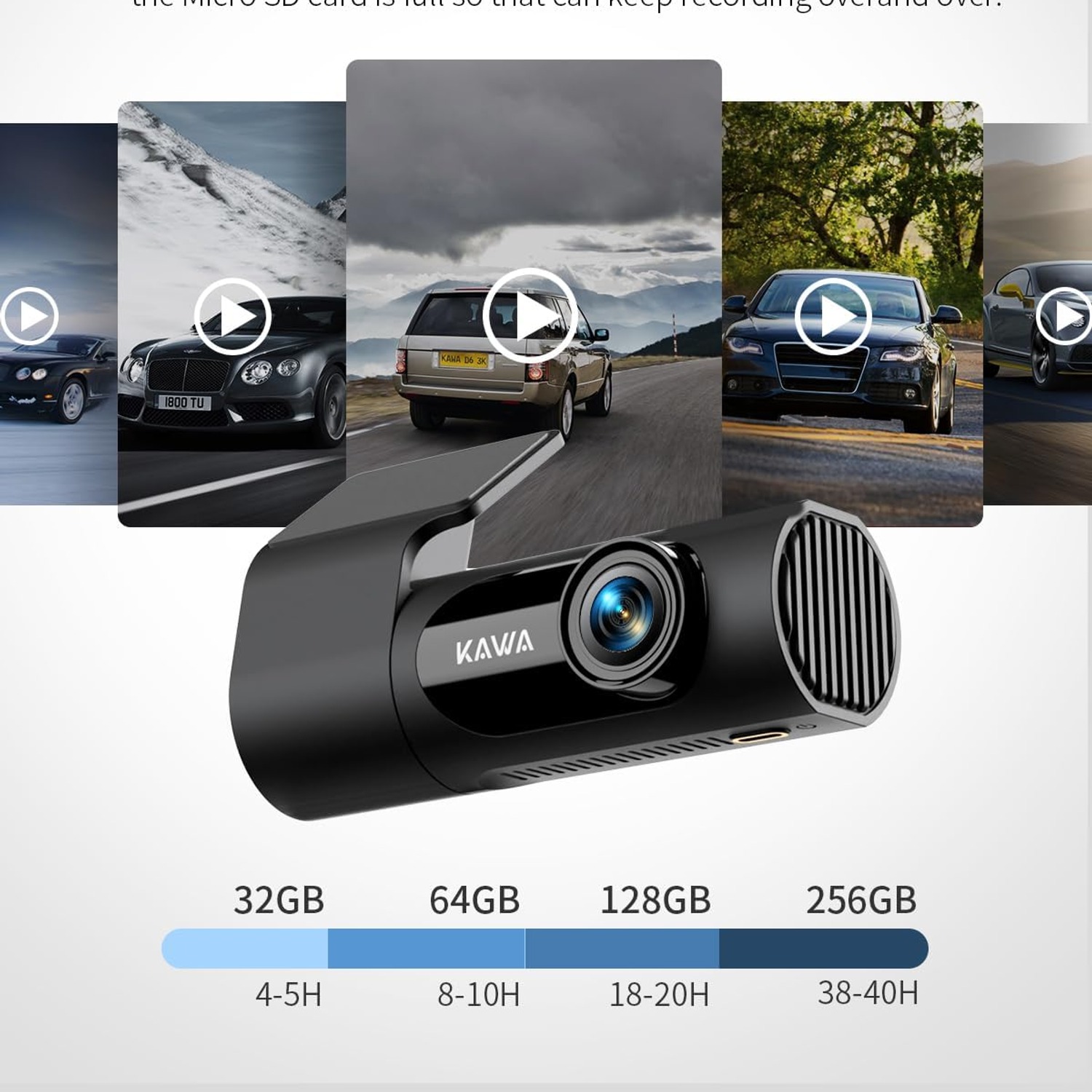 KAWA D6 3K Voice Control Dash Cam with Built-In WiFi: image 6