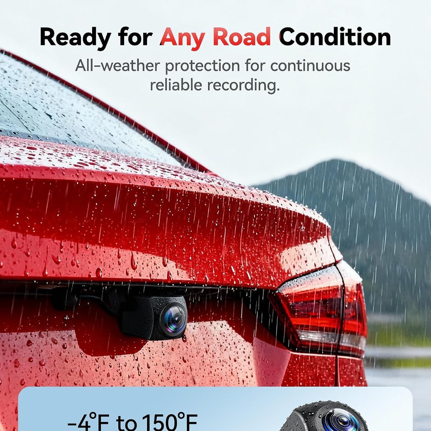 REDTIGER F7N 4K Dual Dash Cam with WiFi, GPS and 64GB Card: image 4