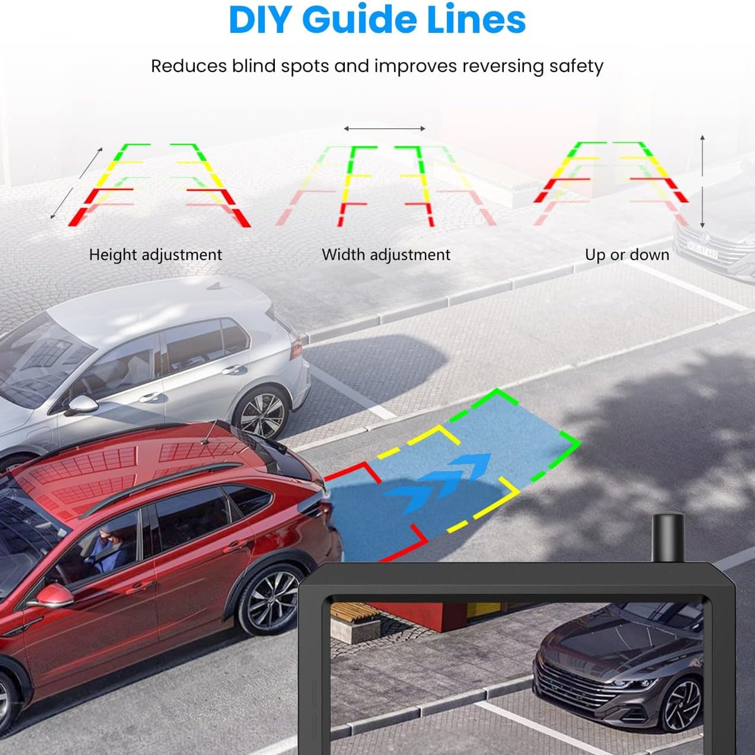 AUTO-VOX W7 Wireless Reversing Camera with 5 Inch Monitor: image 6