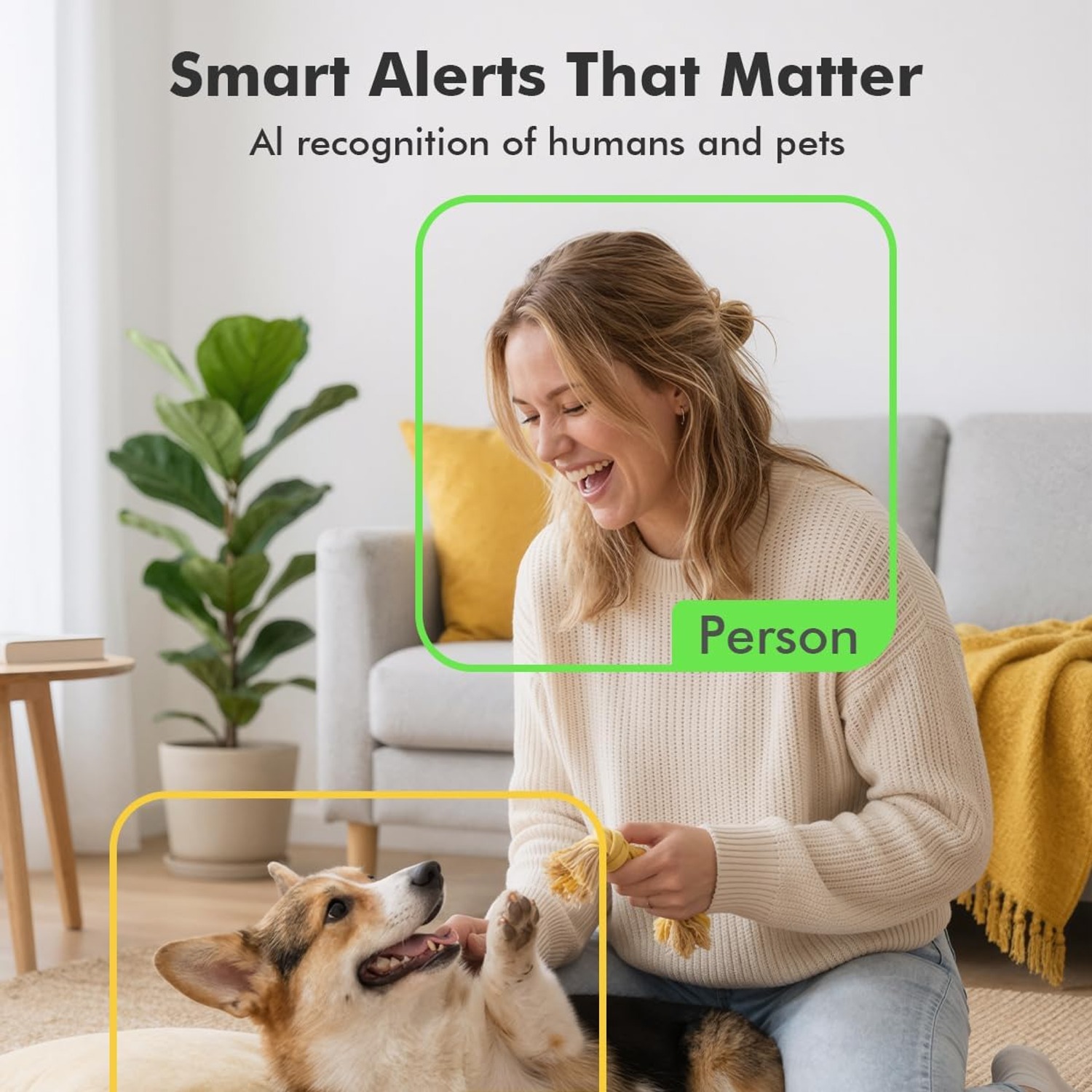 Dzees CA49 2K Indoor Camera with Dual Band WiFi and 360 Degree Pan Tilt: image 7