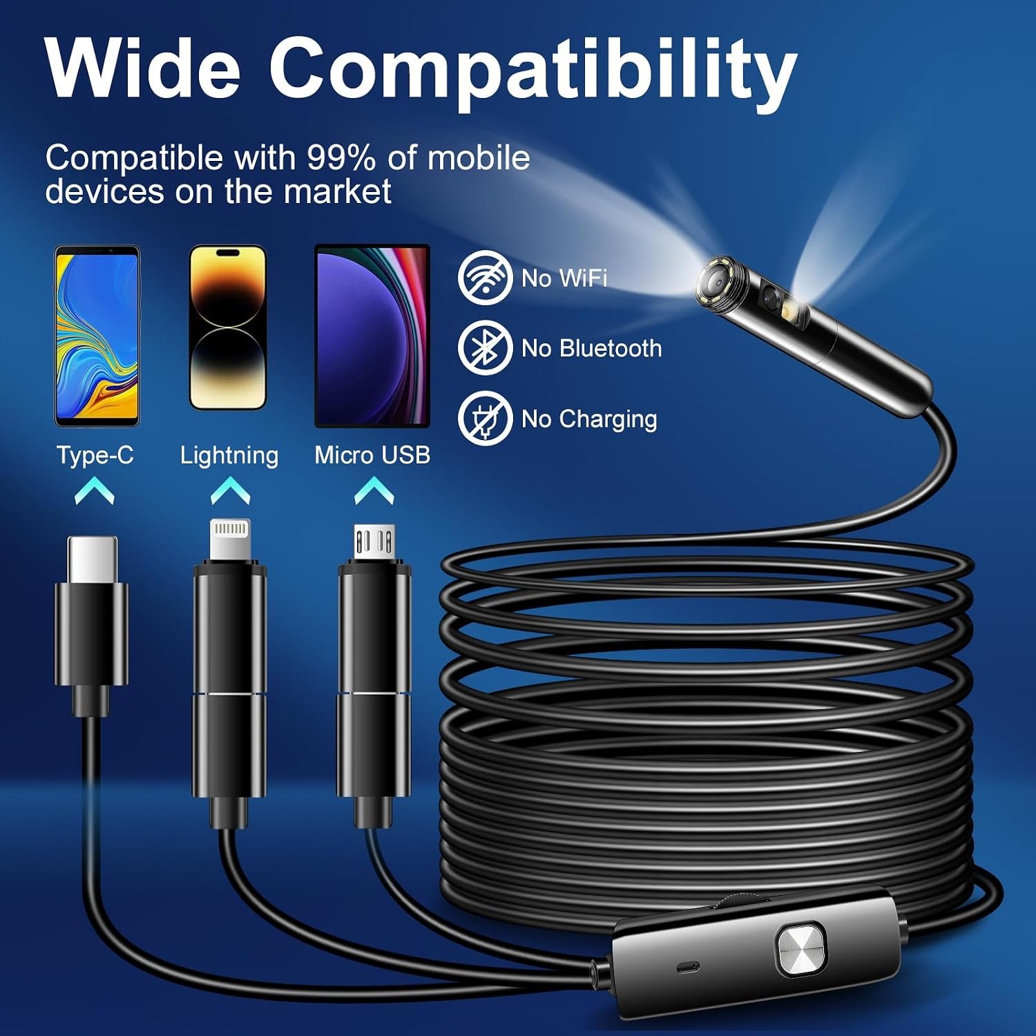 AURTEC Dual Lens Endoscope Inspection Camera: image 2