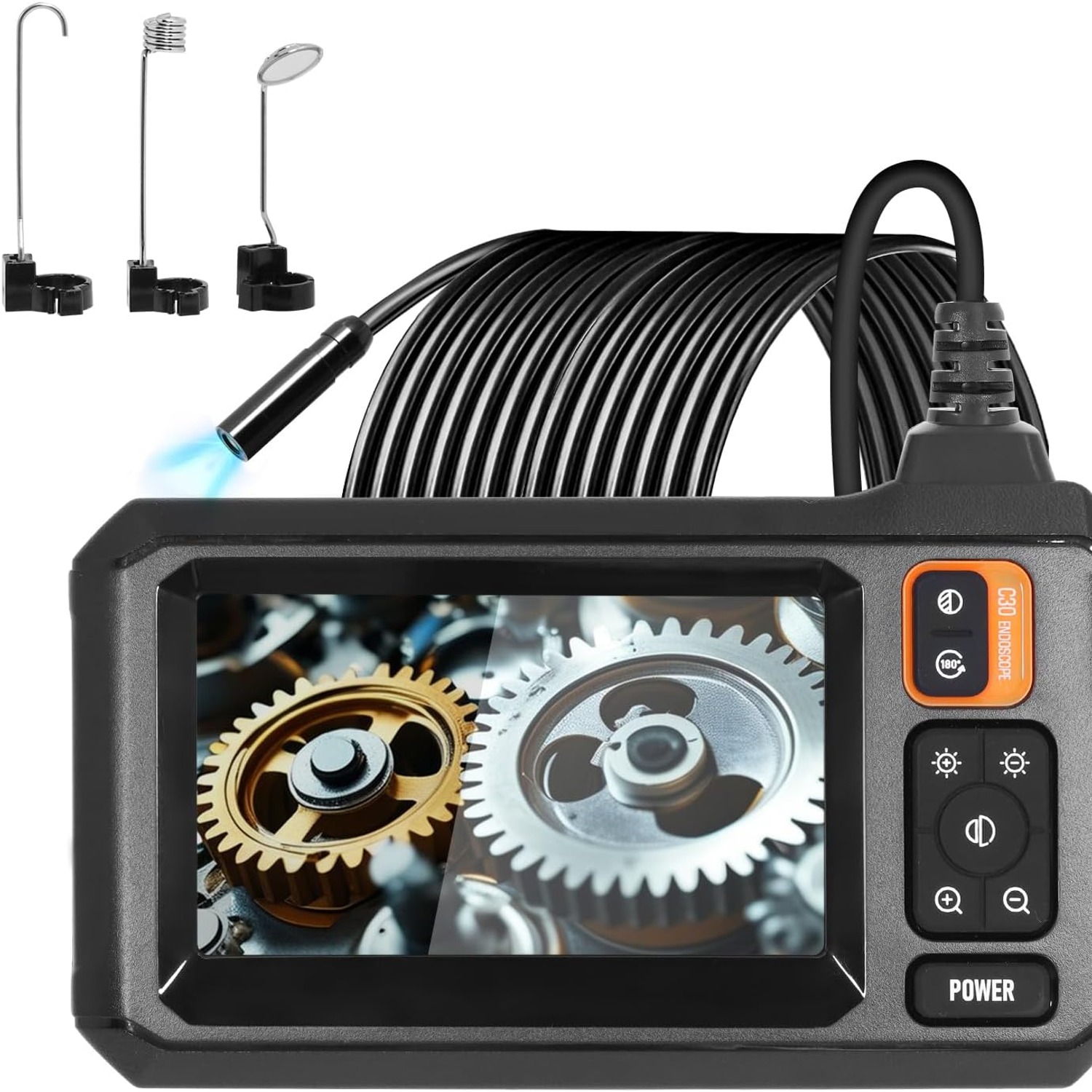 KozyOne 10m Industrial Endoscope Inspection Camera with 4.3" Screen: image 1