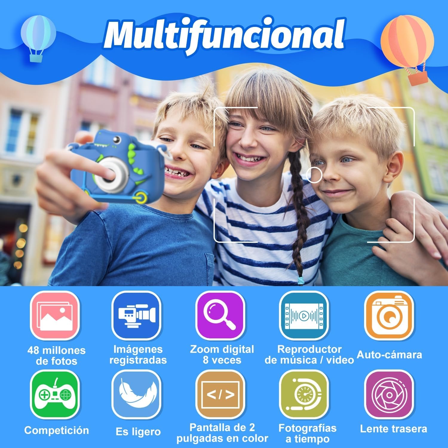 Mgaolo Kids Camera for Ages 3 to 12 with Games and 32GB Card: image 2