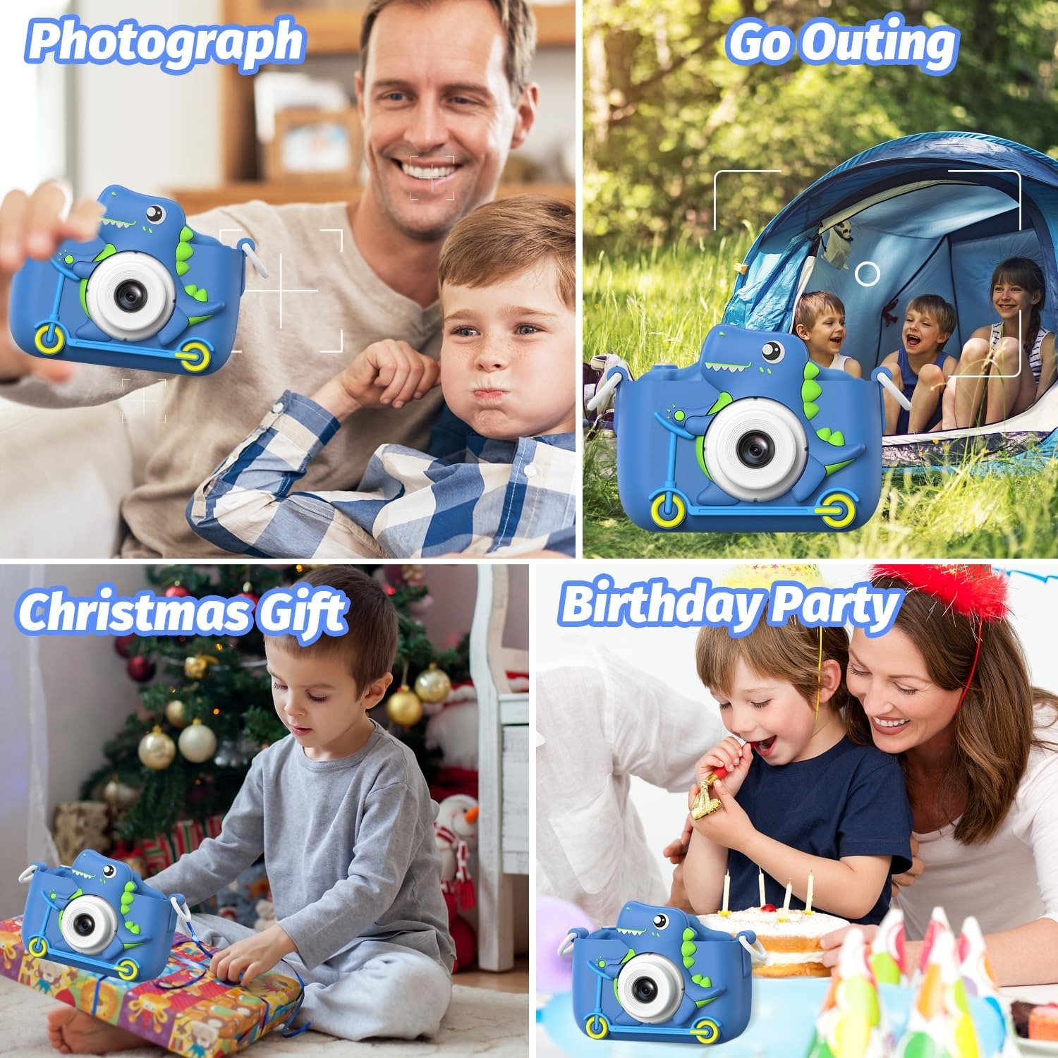 Mgaolo Kids Camera for Ages 3 to 12 with Games and 32GB Card: image 5