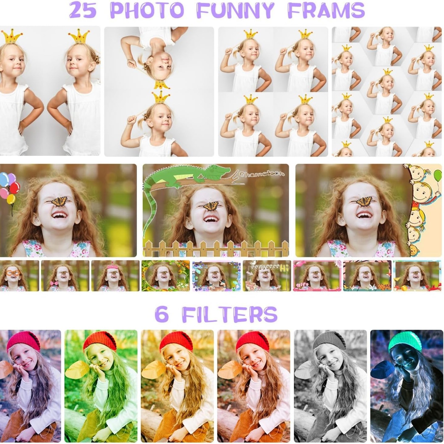 ARNSSIEN Kids Camera with 180° Flip Lens: image 6