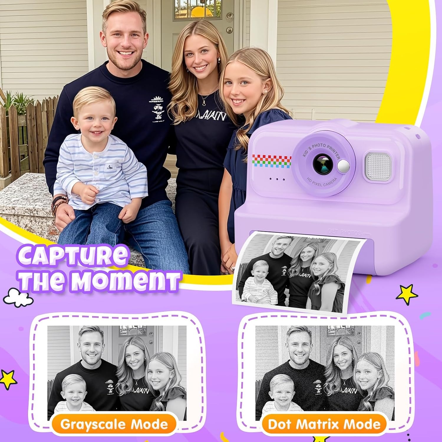 Kids Instant Print Camera with 32GB Card and Print Paper: image 3