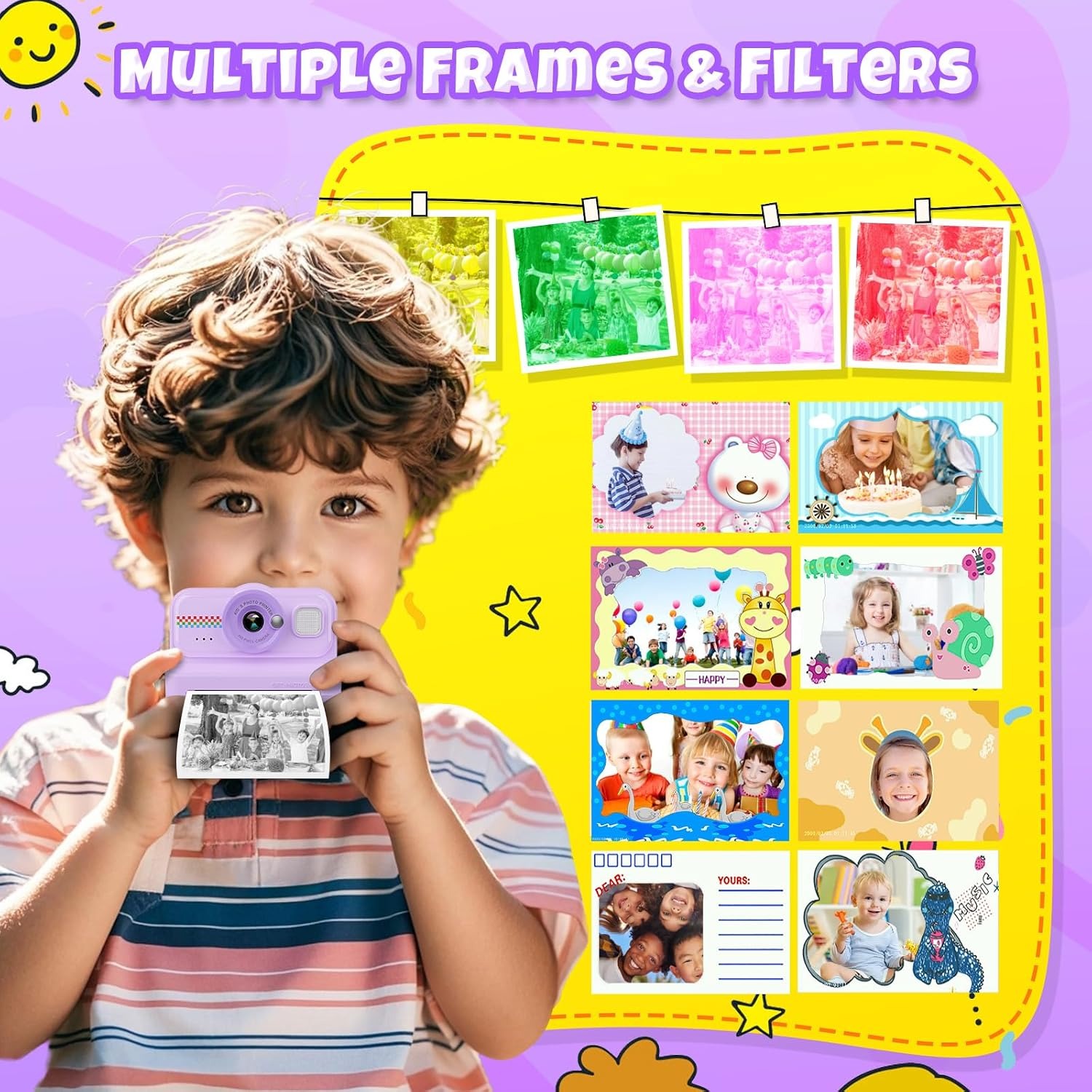 Kids Instant Print Camera with 32GB Card and Print Paper: image 5