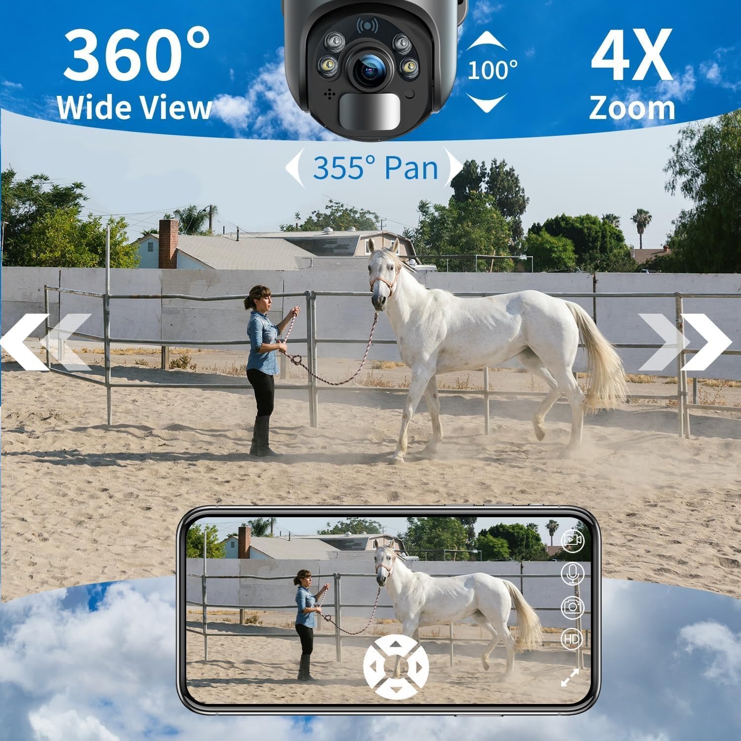 4G Solar Security Camera with SIM Card Slot: image 4
