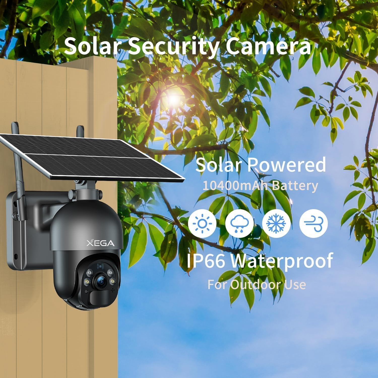 4G Solar Security Camera with SIM Card Slot: image 5