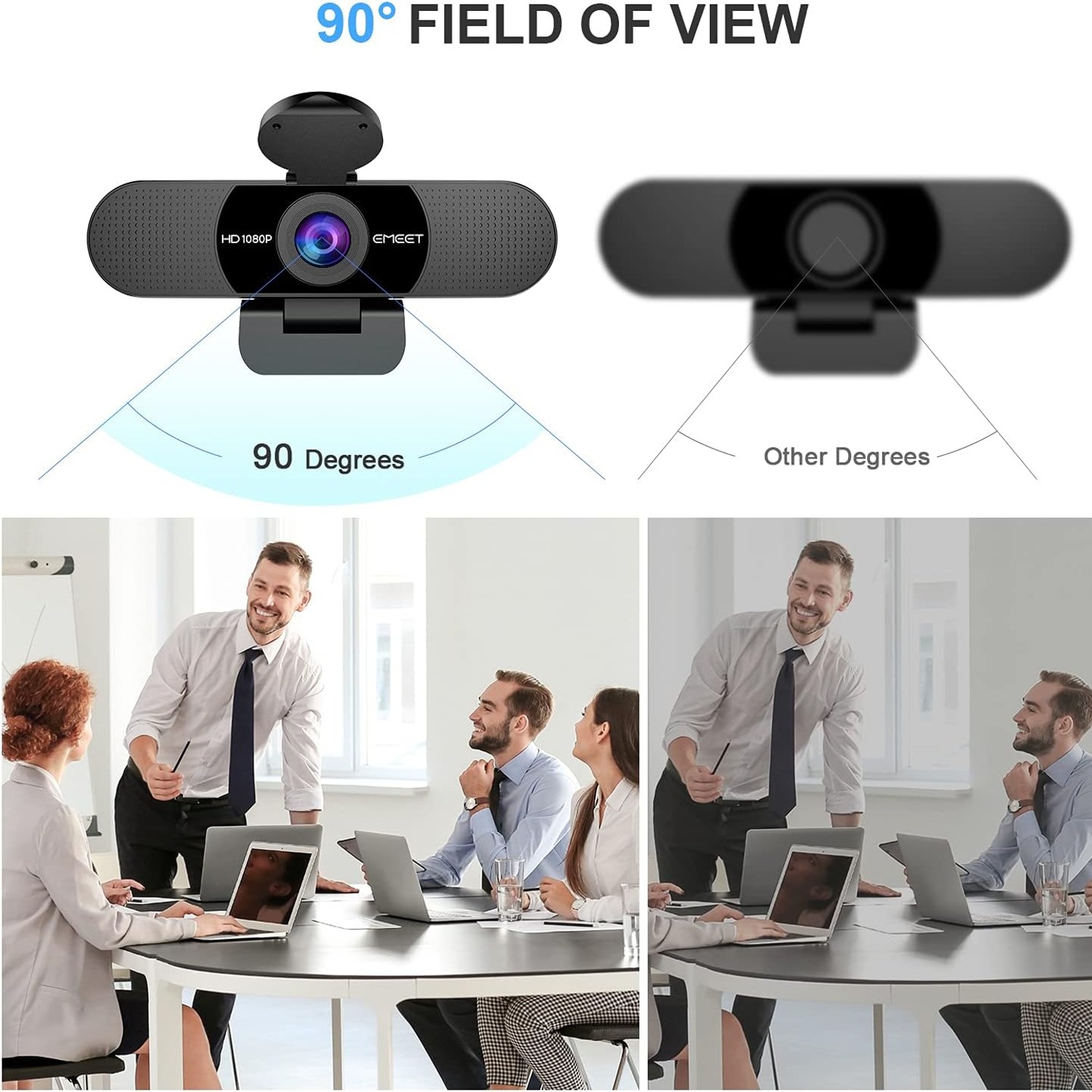 eMeet C960 1080p Webcam with Dual Noise-Cancelling Microphones: image 5