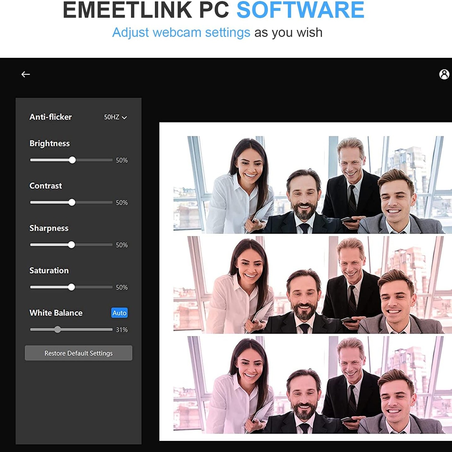 eMeet C960 1080p Webcam with Dual Noise-Cancelling Microphones: image 6