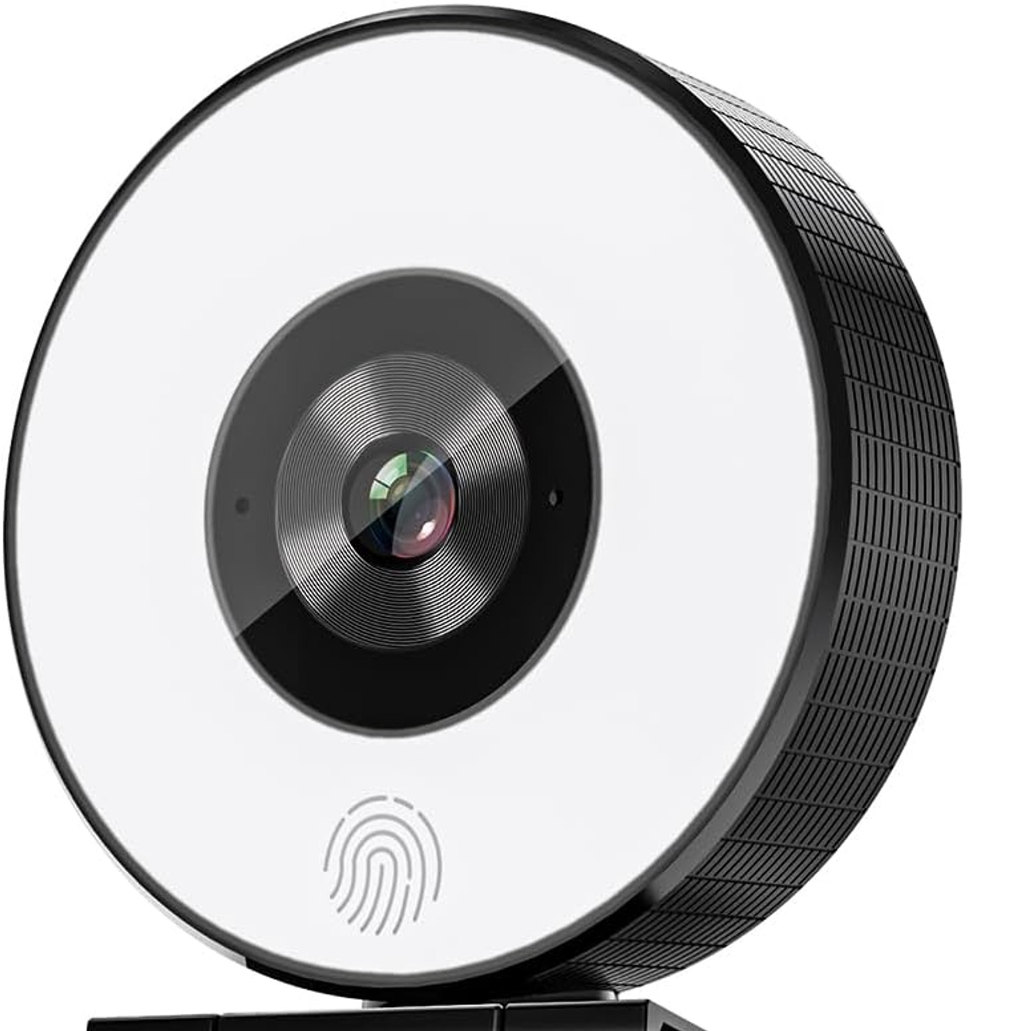 papalook PA552 2K Webcam with Ring Light and Privacy Cover